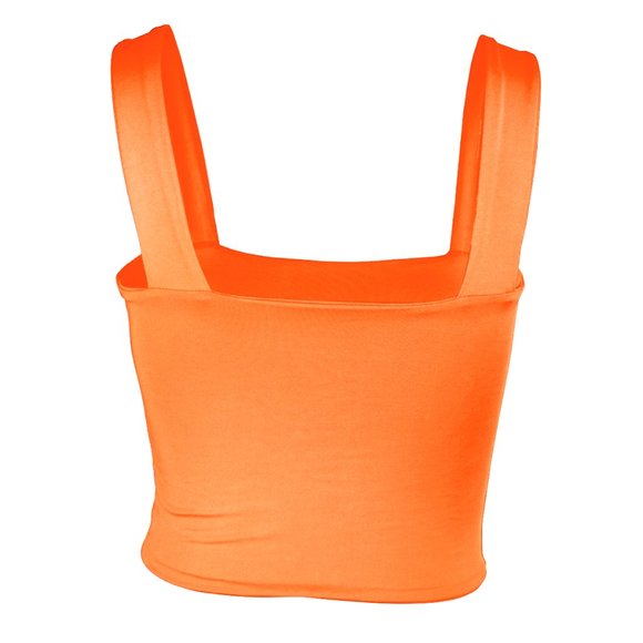 Women Summer Top Orange - Picture 6 of 6
